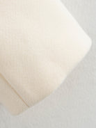 Langry fashion cream-colored fluffy bath sponge for cozy woolen coat