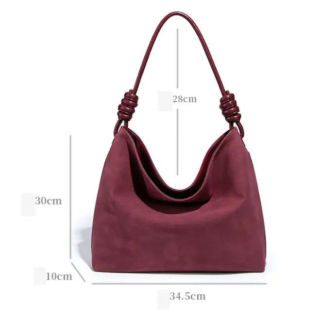 Luxury Frosted Office Bucket Bag