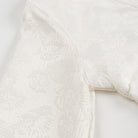 Langry fashion cream floral brocade scarf with embroidery for V-neck dress