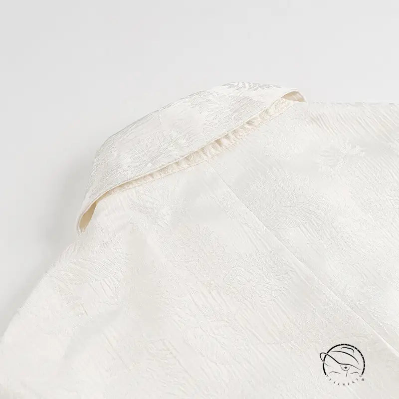 White lace Langry fashion baby dress with ruffled hem