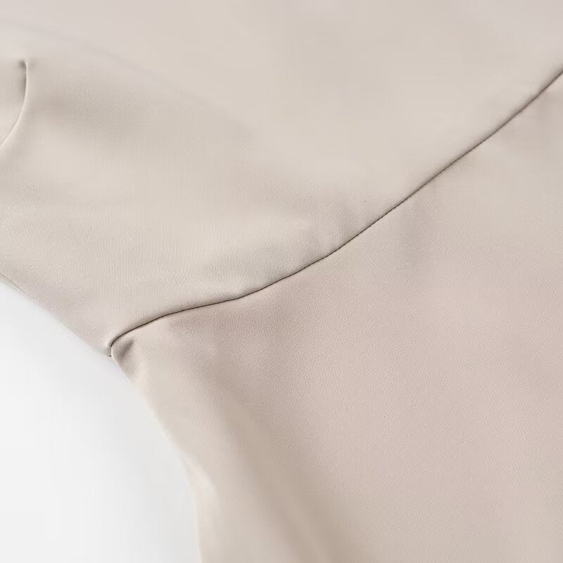 Elegant langry beige satin pillowcase for fashion ملابس