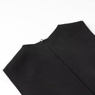 Elegant slim fit black zip-up jacket in Langry fashion ملابس