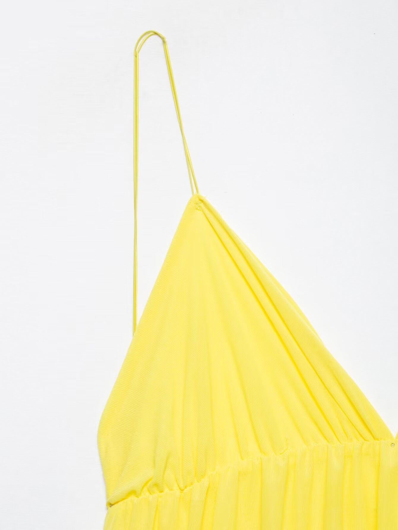 Beautiful Slim Fit High Waist v Neck Strap Backless Dress