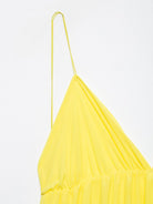 Beautiful Slim Fit High Waist v Neck Strap Backless Dress