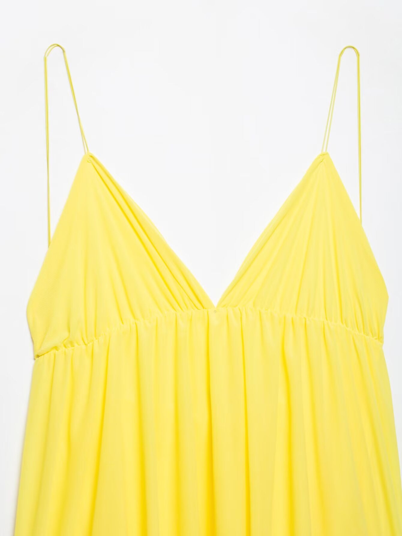 Beautiful Slim Fit High Waist v Neck Strap Backless Dress