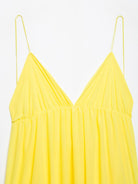 Beautiful Slim Fit High Waist v Neck Strap Backless Dress