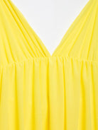 Beautiful Slim Fit High Waist v Neck Strap Backless Dress