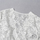 Lace Crochet Stitching Lingerie Set