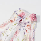 Langry fashion enchanting halter floral chiffon top skirt set