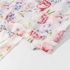 Langry fashion ملابس: floral leggings with pink purple blue flowers