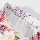 Langry fashion floral baby bassinet cover with ruffles