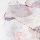 Langry fashion floral print baby blanket in enchanting pastel two-piece set