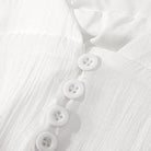 Vintage Collared Edge Deep Short Dress