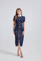 Lace Pocket Summer Dress