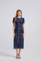 Lace Pocket Summer Dress
