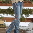 Retro High Waist Thickened Jeans