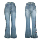 Retro High Waist Thickened Jeans