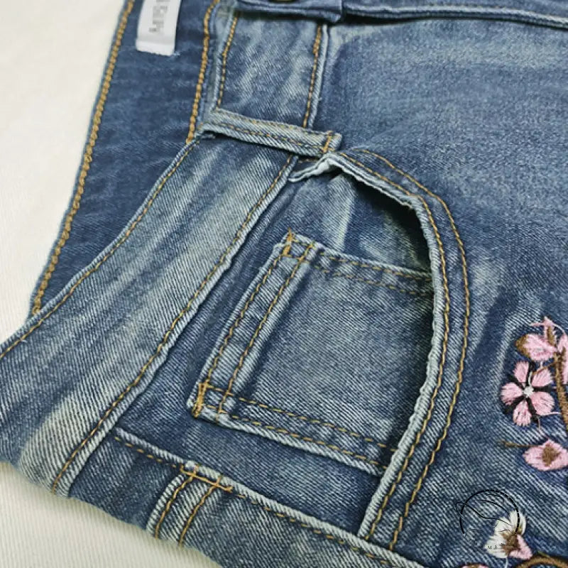 Retro High Waist Thickened Jeans