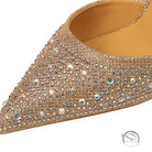 Sweet Stiletto Strap Shiny Rhinestone High Heel