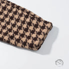 Classic houndstooth wool scarf in langry fashion ملابس