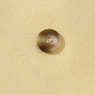 Langry fashion brown and white striped two-hole button for gorgeous short woolen coat