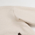 Cozy Langry fashion cream plush mittens for lace up coat