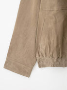 Elegant Langry fashion beige corduroy jogger pants with pockets