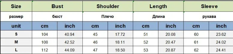 معطف من الفرو الصناعي Langry باللون الأبيض والأخضر، جدول المقاسات بالسنتيمتر والبوصة
