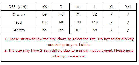 Langry fashion coat size chart with red highlights for Fur Effect Neckline Coat