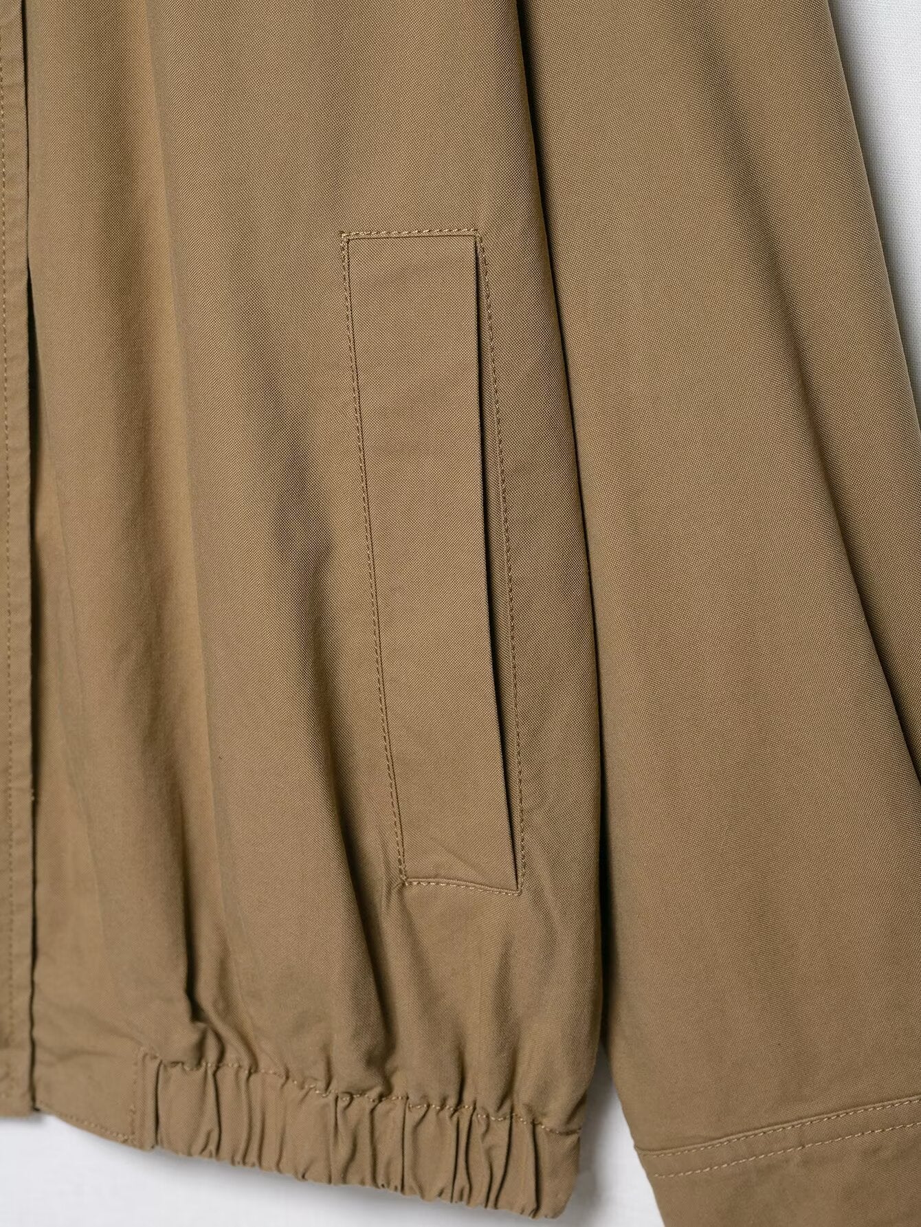 Langry fashion khaki cargo pants with elastic waistband and side pockets