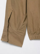 Langry fashion khaki cargo pants with elastic waistband and pockets