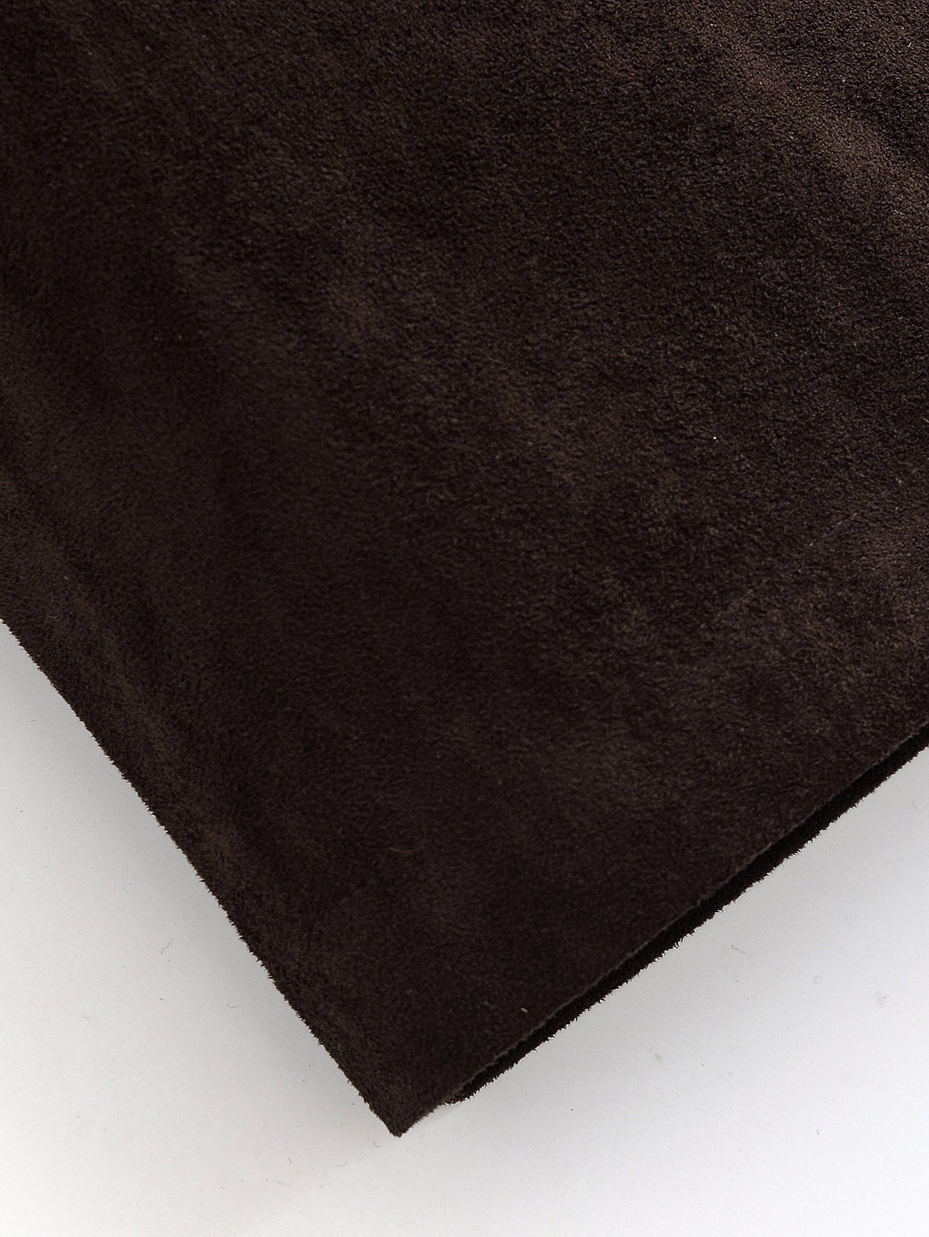 Langry fashion brown suede leather wallet case for sheath skirt