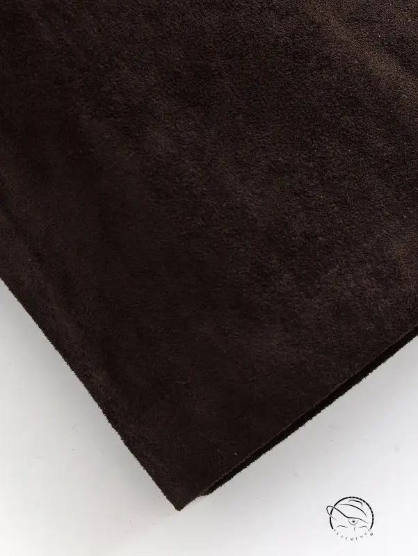 Brown suede leather wallet case in langry fashion ملابس style