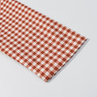 Casual Plaid Trench Coat with red and white gingham table runner, Target fashion