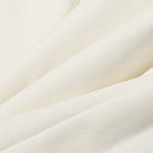 Cozy langry fashion woolen coat with cream-colored plush blanket texture