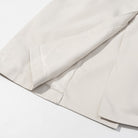 Cream-colored cotton sheet set in Langry fashion style
