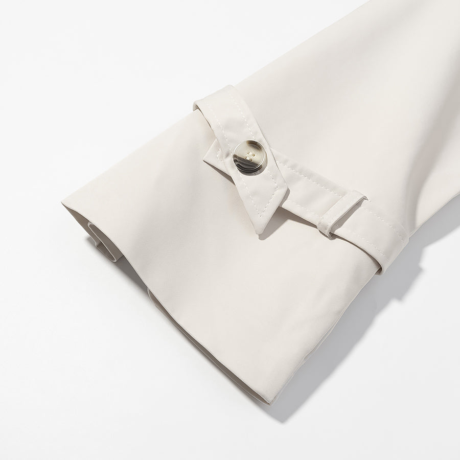 Langry fashion cream-colored shirt cuff on Windbreaker Winter Jacket