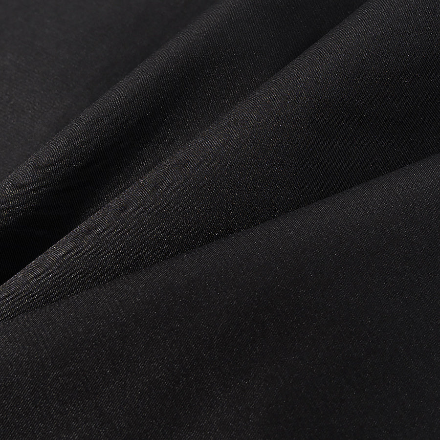 Fashionable langry black velvet cushion for trench coat, soft texture