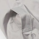 Light gray waterproof langry fashion jacket in loose unique long sleeve coat design