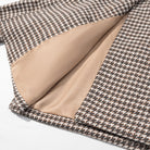 Langry houndstooth woolen throw blanket in retro fashion ملابس