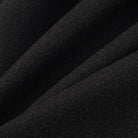 Langry fashion woolen coat with black textured plush cushion