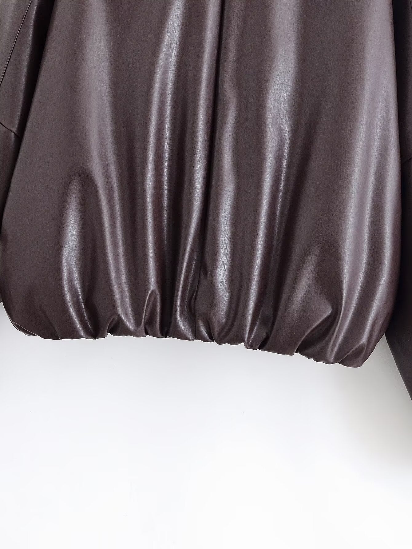 Langry fashion brown satin ruffled bed skirt with pleated design