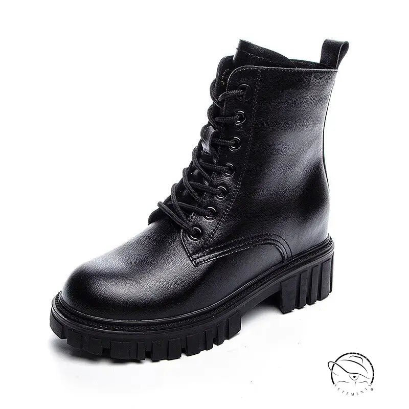 FASHIONABLE LEATHER BOOTS-VETEMENTS 