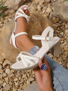 Ankle Strap Buckle High Heel