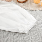 Langry white satin pleated skirt for loose casual fashion homewear