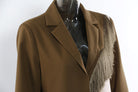 Early Autumn Personality Cutting Long Overcoat