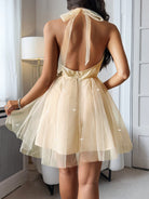 Elegant Halter Waist Princess Dress