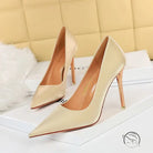 Slimming Low Cut Pointed High Heels