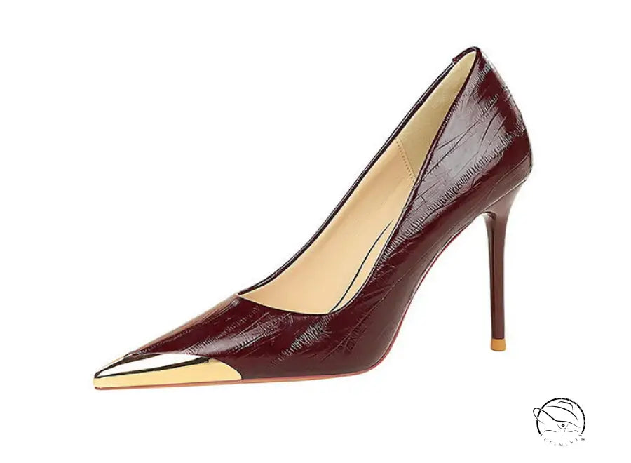 Cocktail Low Cut Shoes Pointed Stiletto Heels