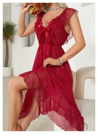 Elegantpolka Dot Nightdress